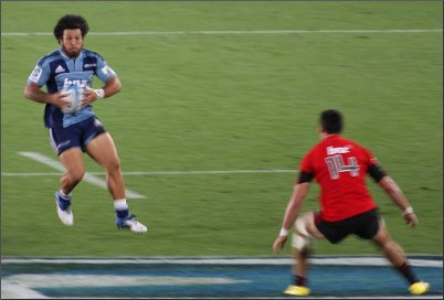 Rene Ranger burns Sean Maitland