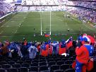 Samoa  win convincingly, they go around the stadium to thank their fans.